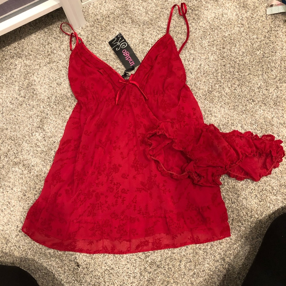 Brand New Red Lingerie Babydoll